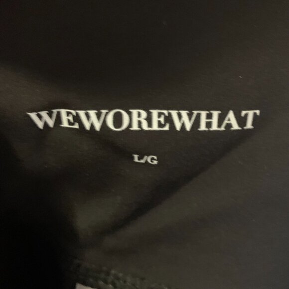 WeWoreWhat Women's High Waist Leggings Size L NEW Black Loungewear Athleisure - Picture 6 of 9